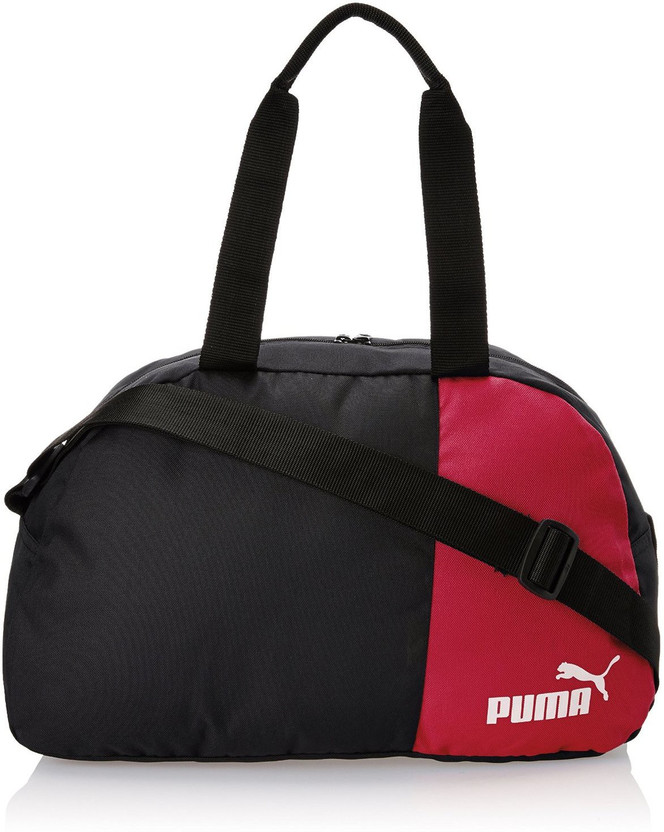 puma gym bag black and red price