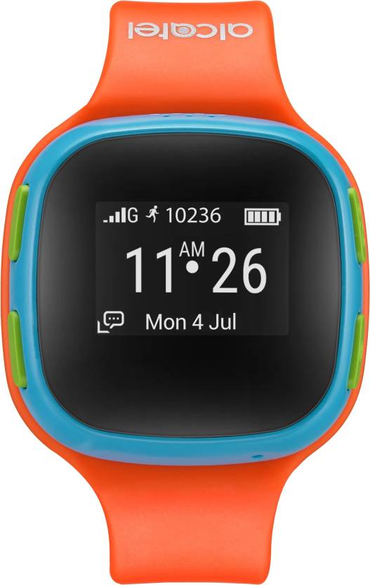 For 1999/-(67% Off) 66% off on Alcatel Kids Watchphone with Location Tracking Smartwatch (Back Again) at Flipkart