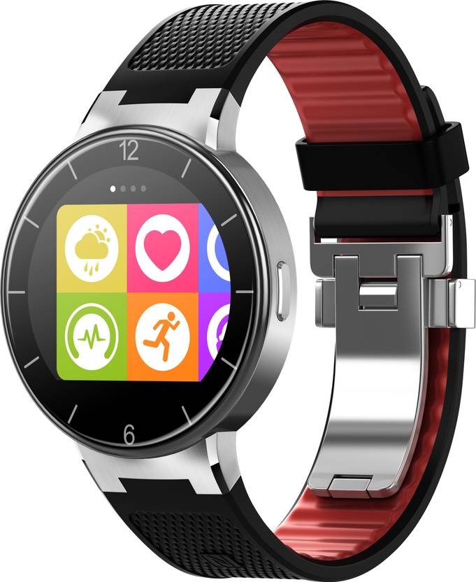 Alcatel One Touch Black /Dark Red Smartwatch Price in India - Buy Alcatel One Touch Black /Dark