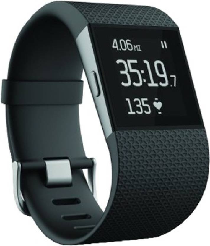 Fitbit Surge Fitness Superwatch Black Smartwatch (Black Strap S) 