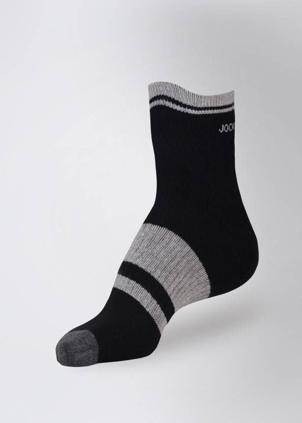 Jockey Men's Striped Ankle Length Socks Buy Grey, Black Jockey Men's