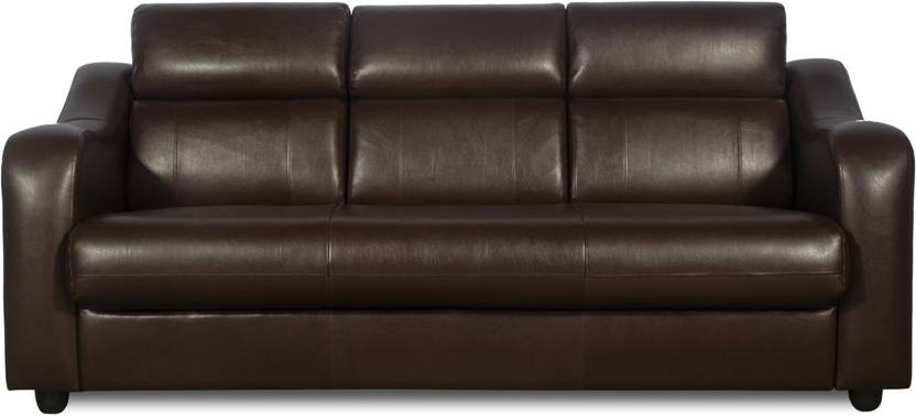 Rej Interio Elite Leather 3 Seater Sofa In India Rej Interio Elite Leather 3 Seater Sofa