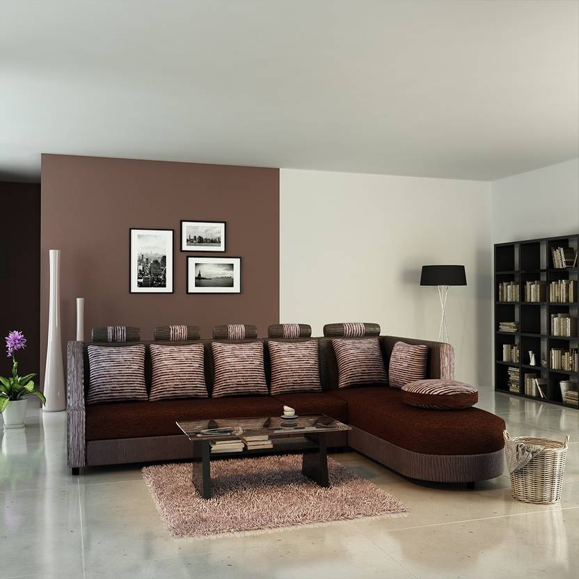 Wood Fabric 7 Seater Sofa In India Wood Fabric 7 Seater Sofa