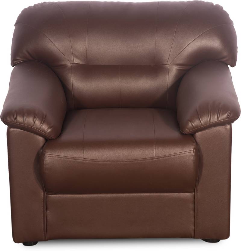 Rej Interio Rio Plus Leatherette 1 Seater Sofa Price In India Rej Interio Rio Plus Leatherette 1 Seater Sofa