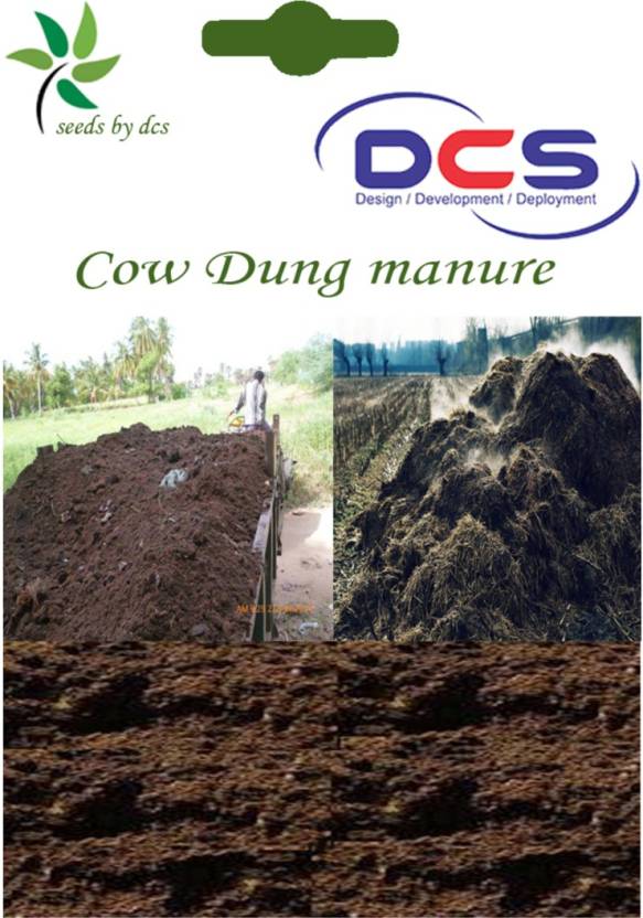 Dcs Pure Cow Dung Manure 1900 Grams Approx 2 Kg Soil Manure