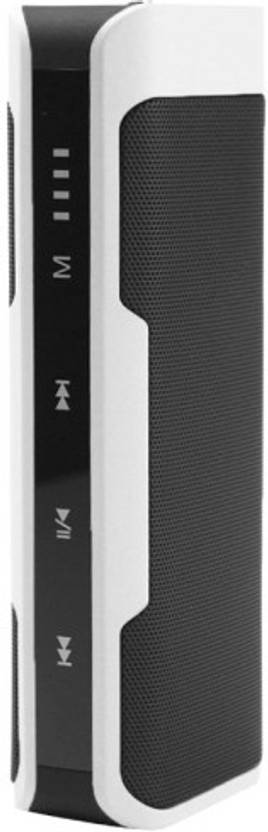 Vibrandz Portable Bluetooth with Powerbank and FM Radio Bluetooth Mobile/Tablet Speaker (White, 1.0 Channel) 