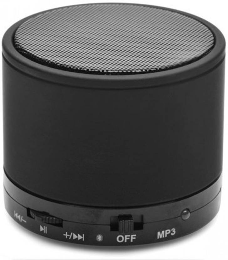 SoRoo Portable Mini Portable Bluetooth Mobile/Tablet Speaker (Black, v3.0 Channel) 