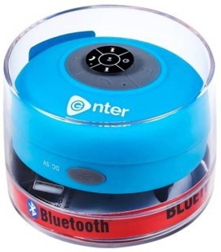 ENTER BS400 Portable Bluetooth Mobile/Tablet Speaker (BLUE, 3.0 + EDR Channel) 
