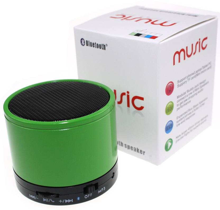 SoRoo Mini Portable Bluetooth Mobile/Tablet Speaker (Green, 3.0 Channel) 