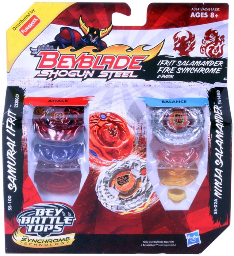 BEYBLADE Ifrit Salamander Fire Synchrome 2 Pack - Ifrit Salamander Fire ...