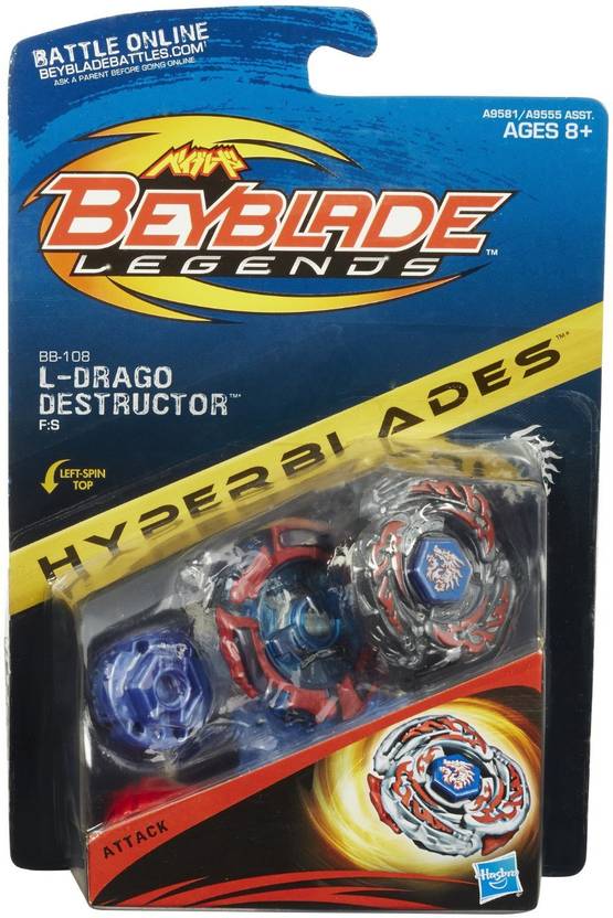 Hasbro Beyblade Legends Beybattle Tops BB108 LDrago Destructor FS