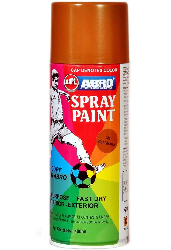 Abro Premium Gold Brown Spray Paint 400 Ml Price In India Abro Premium Gold Brown Spray Paint 400 Ml Pack Of 1