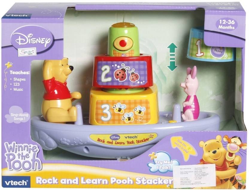 VTECH Rock and Learn Stacker - Winnie the Pooh - Rock and Learn Stacker ...