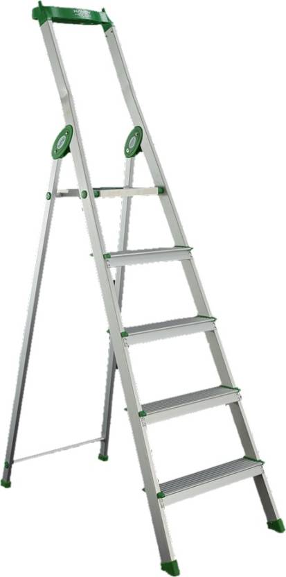 For 799/-(84% Off) Bathla Eco 4 Step Aluminium Ladder (With Platform, Tool Tray) at Flipkart