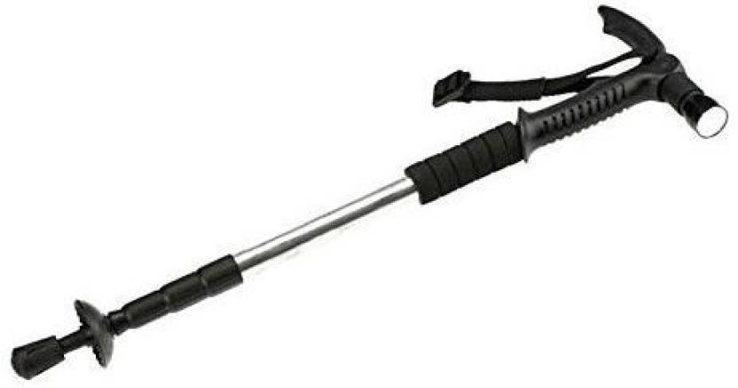 Shrih Adjustable Anti-Shock Telescopic Hiking Walking With LED Flashlights Polo Stick - 21.26 inch