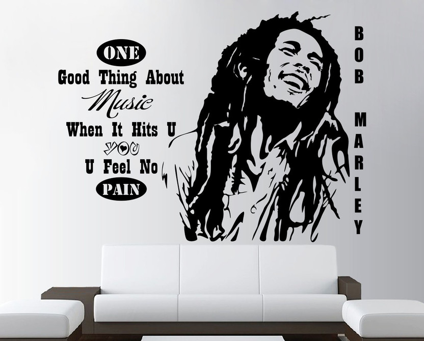Home Garden Decor Decals Stickers Vinyl Art Bob Marley 2 With Name Window Or Wall Vinyl Decal Liros Gr