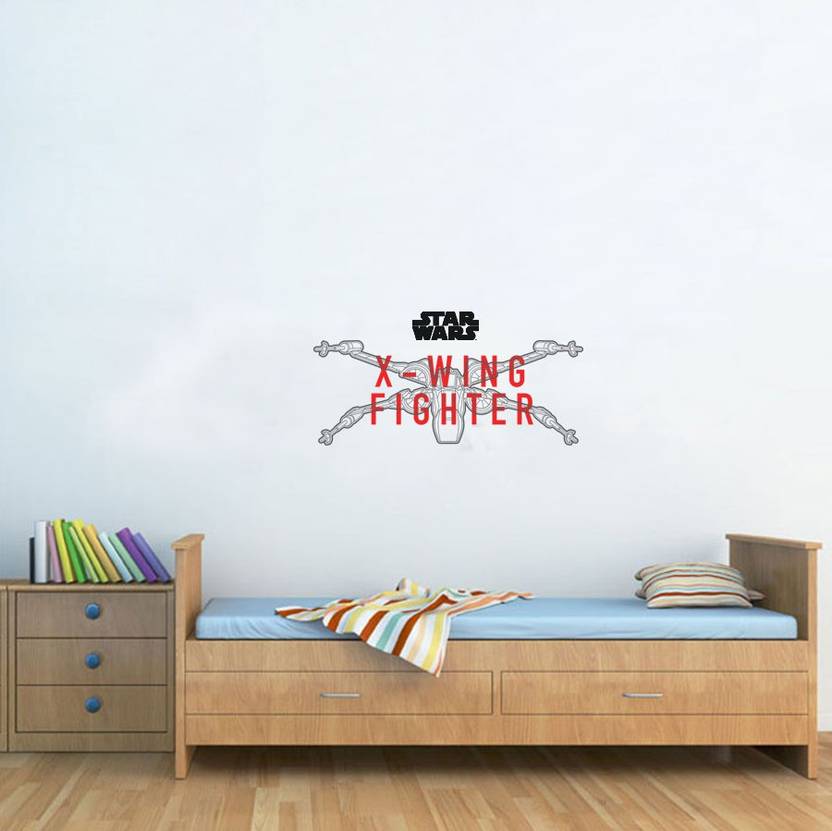 disney large x-wing fighter digital printed pvc vinyl sticker price