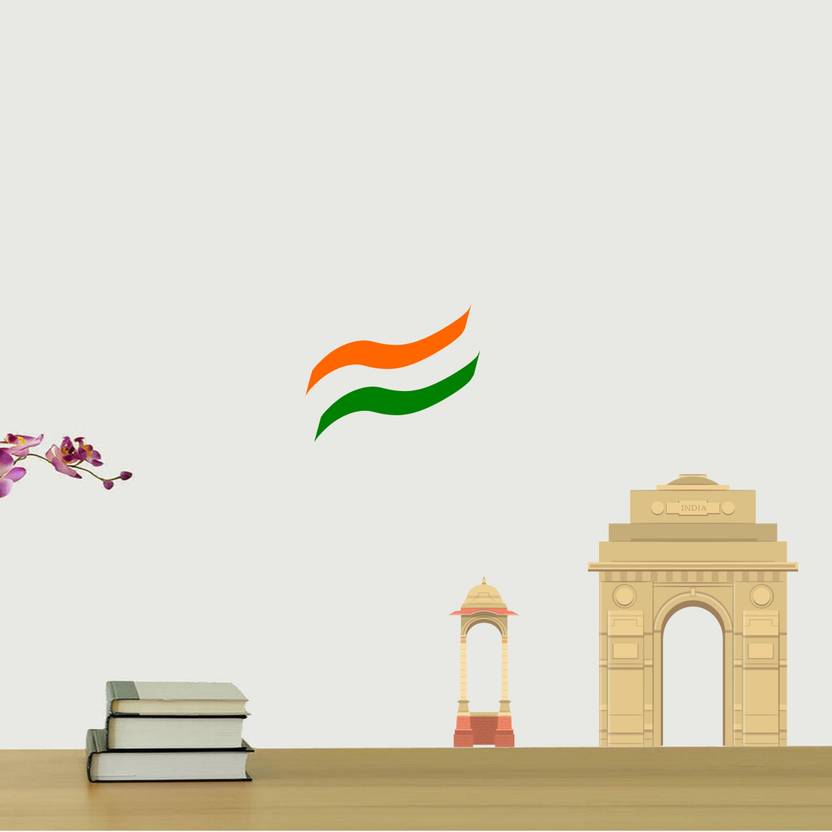 orka small india gate digital printed pvc vinyl sticker price in