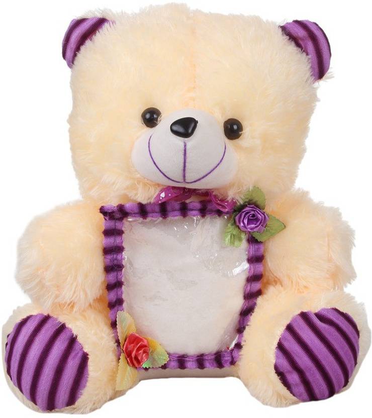 Deals India Cream Photo Frame Teddy Stuffed Soft Plush Toy Love Girl 45cm 45 Cm