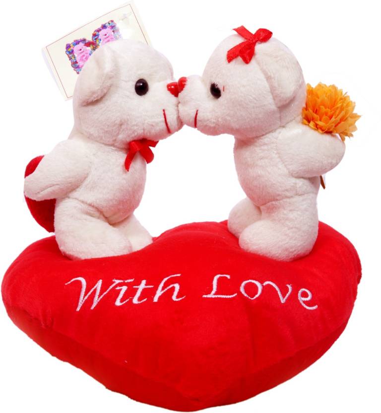 Dream Deals Kissing Teddy 25 Cm Kissing Teddy Buy Teddy Bear Toys In India Shop For Dream