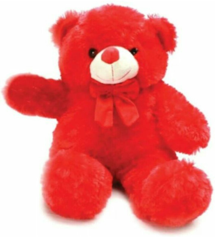 red cute teddy bear