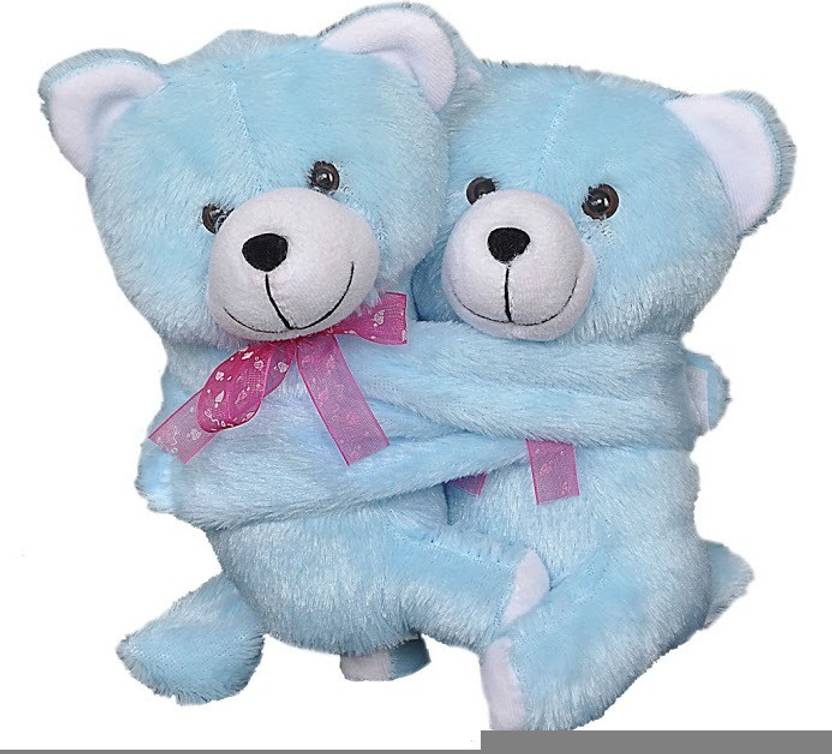Funnyland Teddy Bear Twins Sky Blue 18cm 18 Cm Teddy Bear Twins