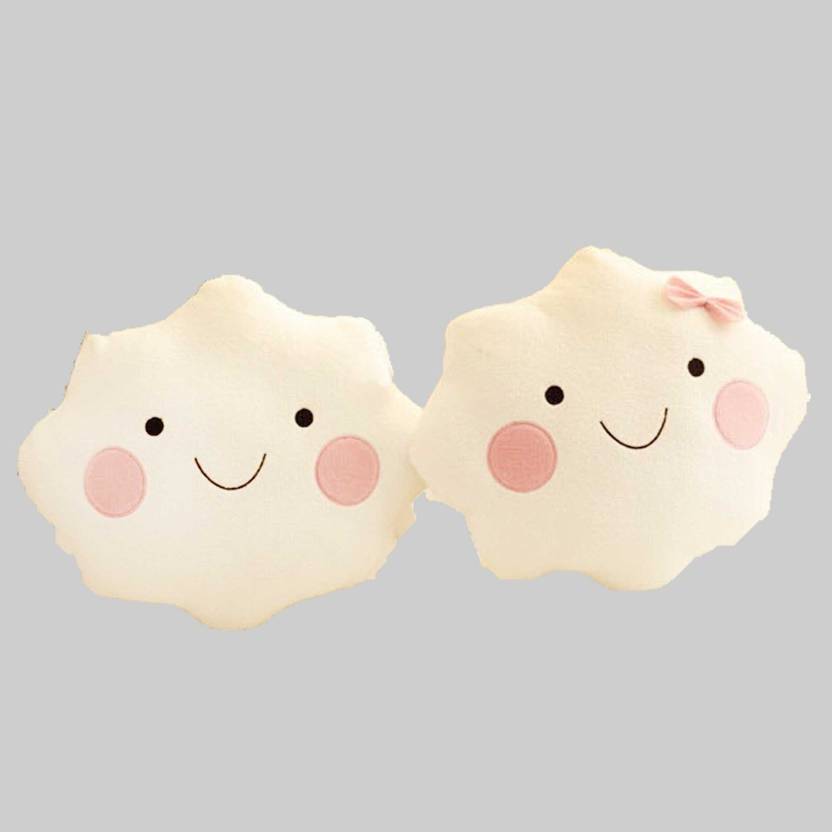 StyBuzz Cloud Couple 10 inch White