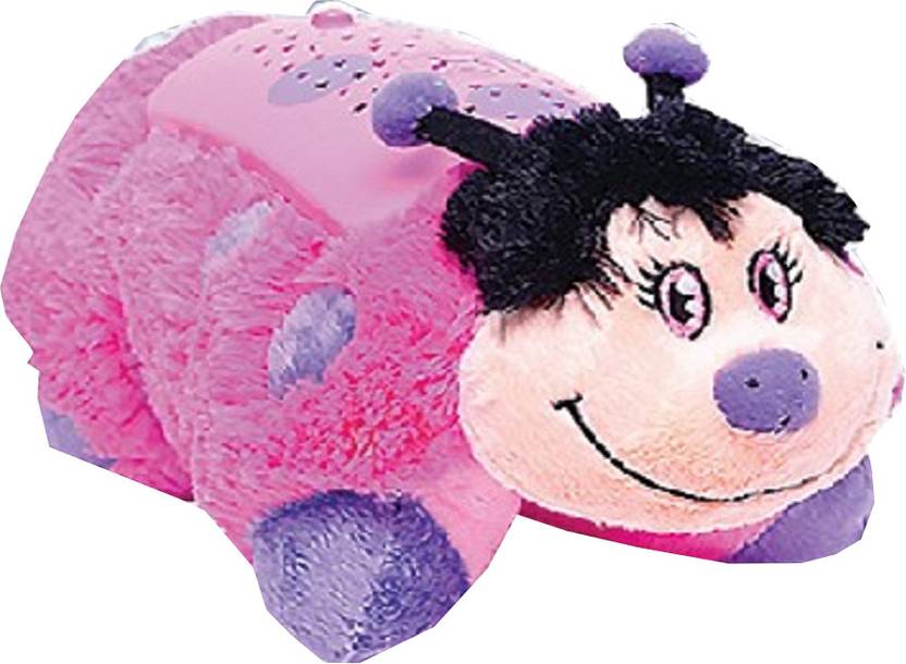 Pillow Pets Dreamlites Hot Pink Ladybug 11 Inch Dreamlites Hot