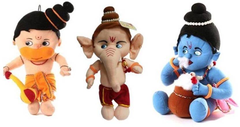 cally soft toys hanuman ji ganesh ji krishna ji 35 cm soft