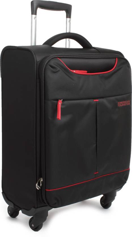 American Tourister Sky Expandable Check-in Luggage - 21 Inches Black ...