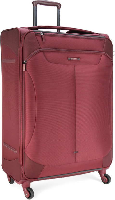 Samsonite burgundy luggage deals