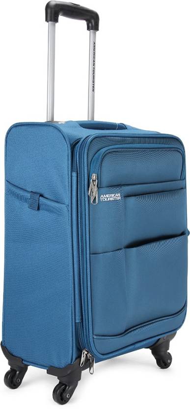 American Tourister Speed Expandable Cabin Luggage 18 Inch Teal