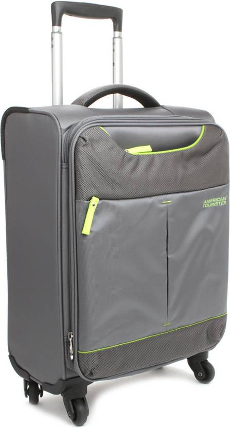 American Tourister Sky Expandable Cabin Luggage 21 Inch Grey And