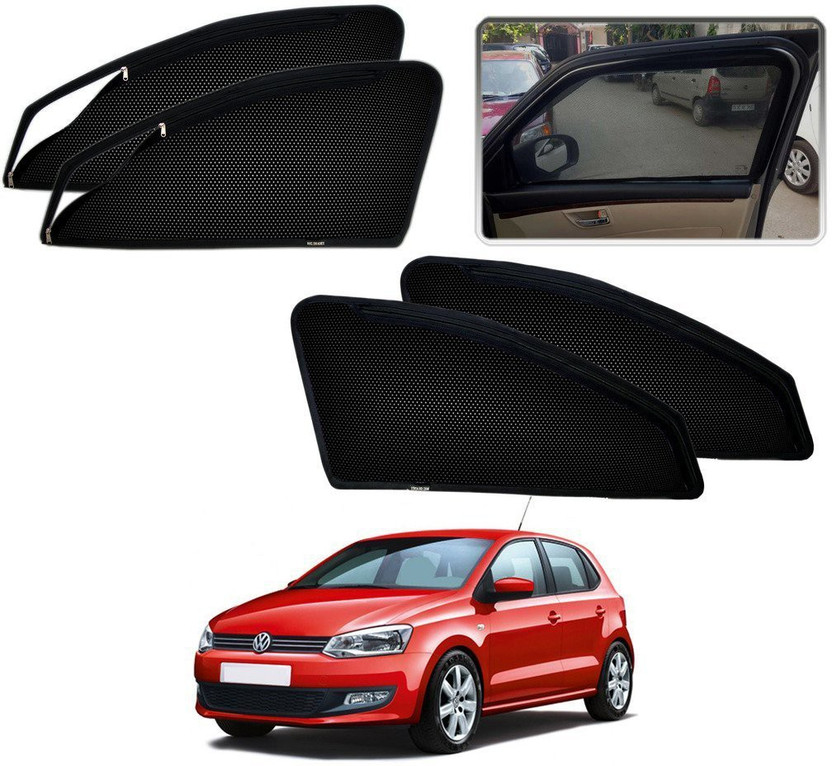 KOZDIKO Side Window Sun Shade For Volkswagen Polo(Black)