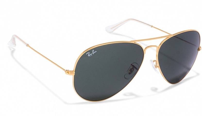 Buy Ray-Ban Aviator Sunglasses Black For Men & Women Online @ Best Prices  in India 