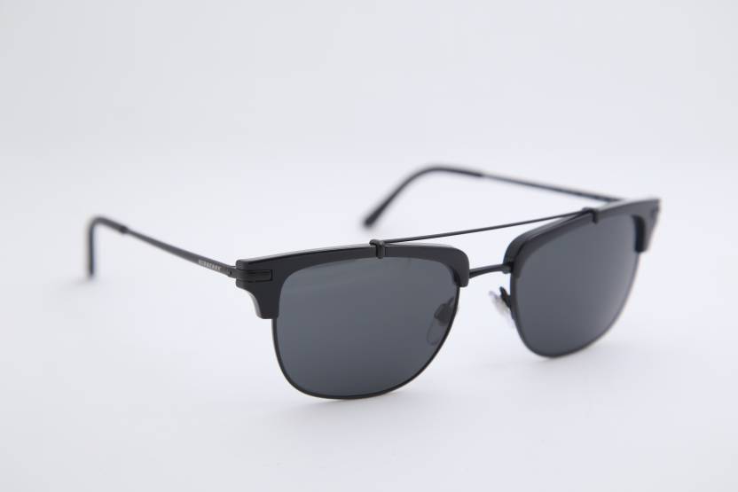 Buy BURBERRY Rectangular Sunglasses Black For Men & Women Online @ Best  Prices in India 