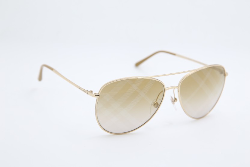 Buy Burberry Aviator Sunglasses Brown 