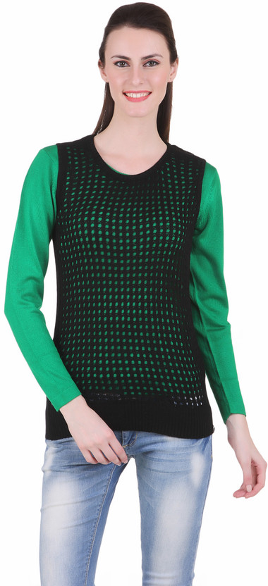 Juelle Solid Round Neck Casual Women 