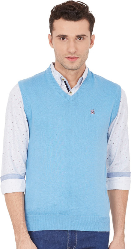sky blue sweater men's