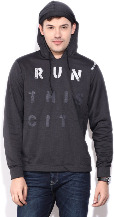 reebok full sleeve printed men's sweatshirt