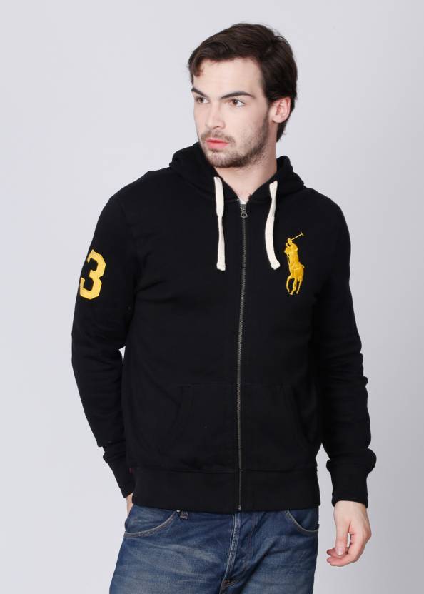 Polo Ralph Lauren Solid Men Sweatshirt - Buy Black, Yellow Polo Ralph Lauren  Solid Men Sweatshirt Online at Best Prices in India 