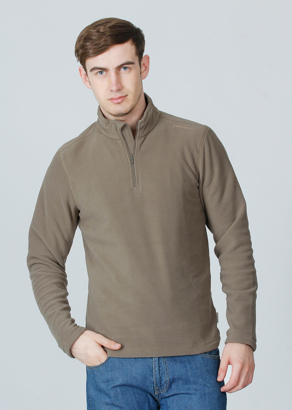 Sleeve Solid Men Sweatshirt 