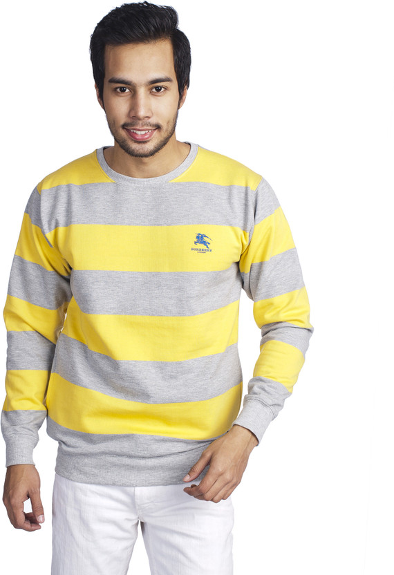BURBERRY Full Sleeve Striped Men