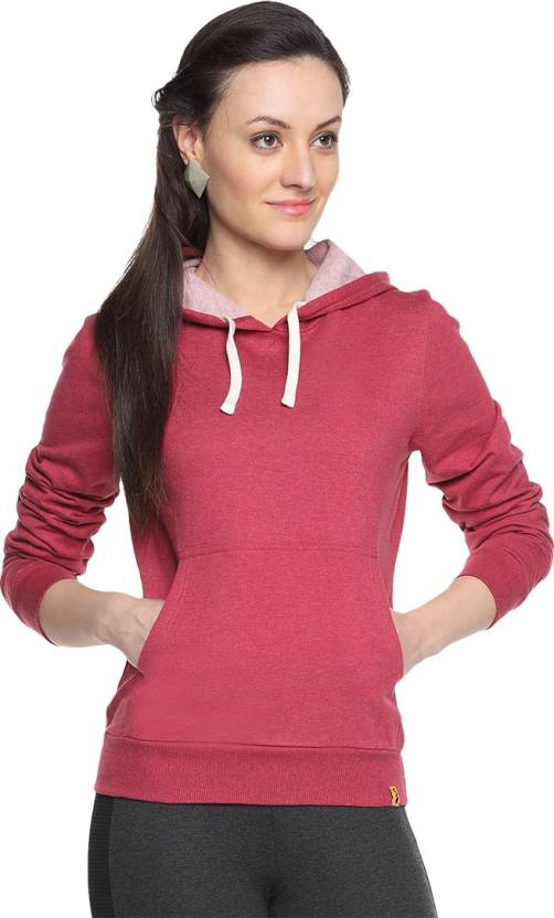 Campus Sutra Full Sleeve Solid Women Sweatshirt - Buy Maroon Campus ...