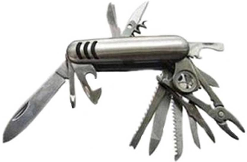 Tag3 Premium 21 In 1 Grand Harvest Multifunctional Army with Belt Nylon Pouch 21 Function Multi Utility Swiss Knife