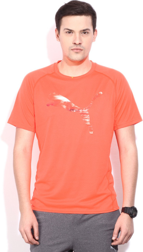 puma orange t shirt