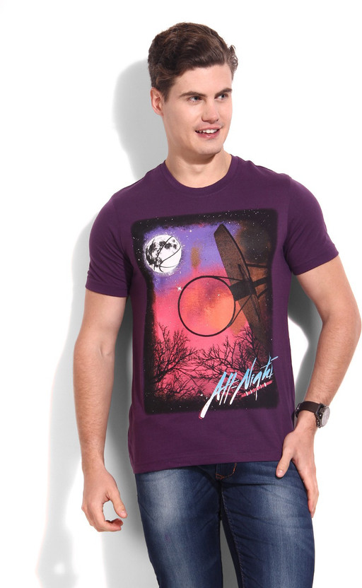 reebok classic t shirts mens purple