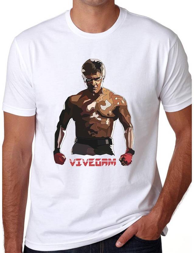 Stitch Shop Printed Men's Round Neck Multicolor T-Shirt