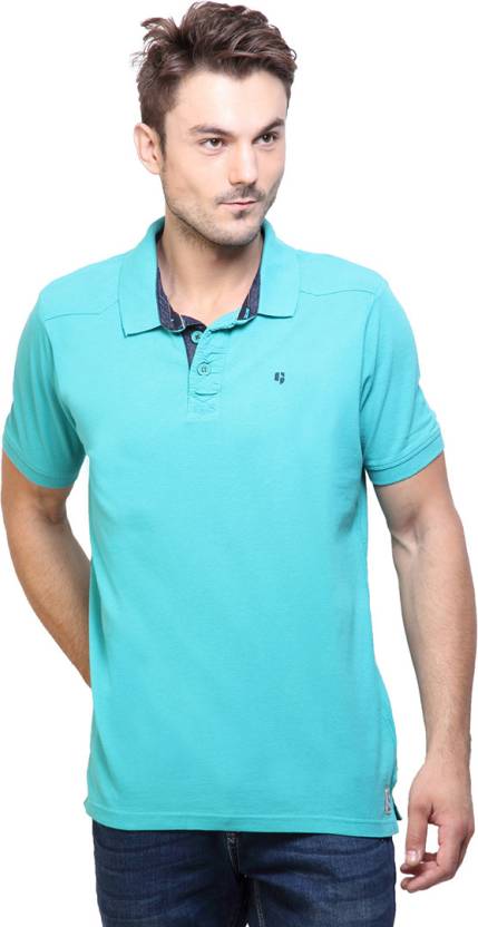 Verbanning beklimmen element Garcia Jeans Solid Men Polo Neck Blue T-Shirt - Buy Firozi Garcia Jeans  Solid Men Polo Neck Blue T-Shirt Online at Best Prices in India |  Flipkart.com