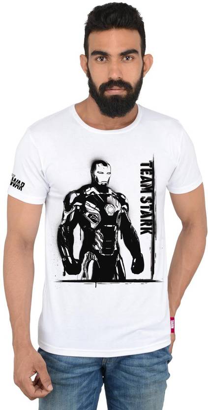 Marvel Printed Men's Round Neck Multicolor T-Shirt